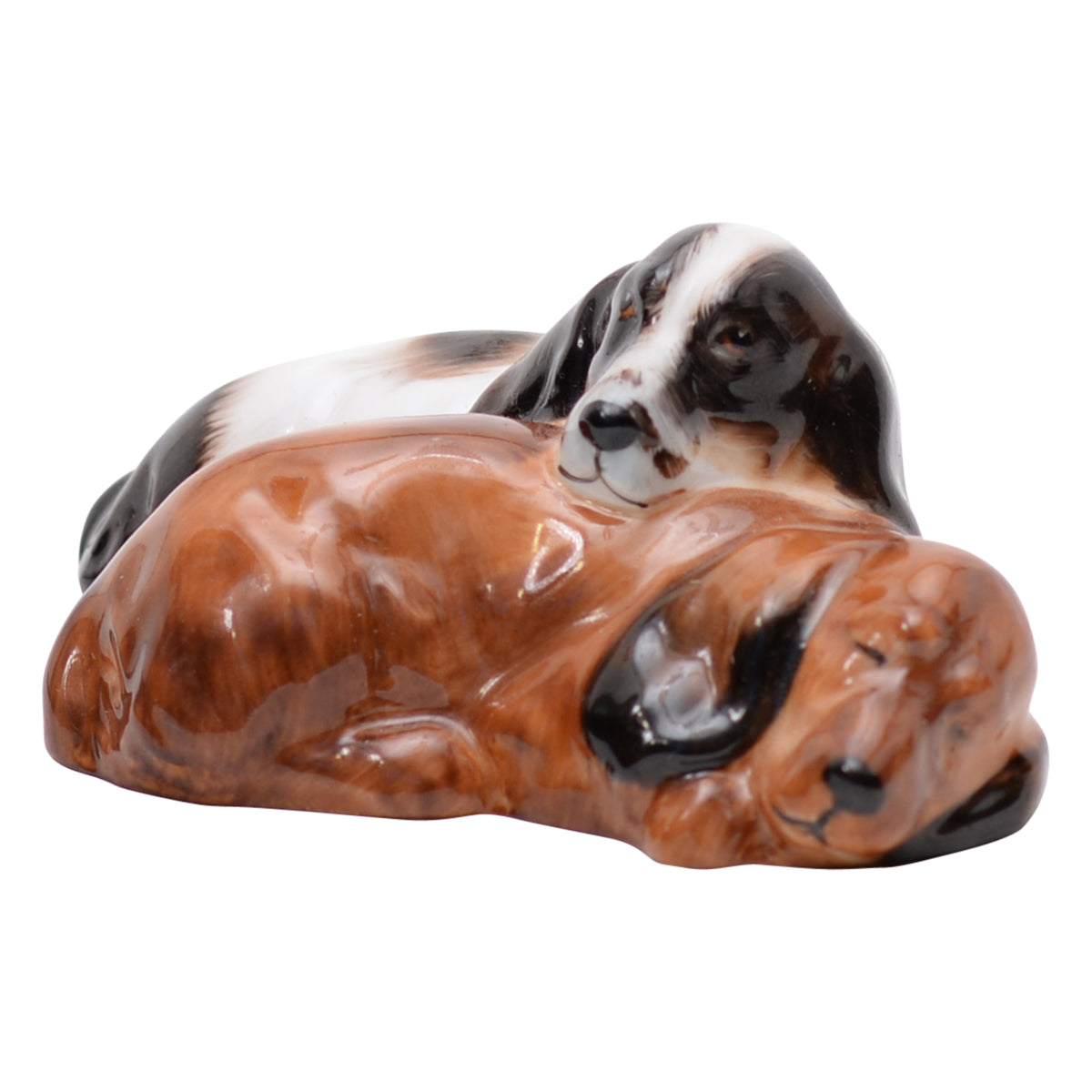 Cocker Spaniels Sleeping dog sculpture