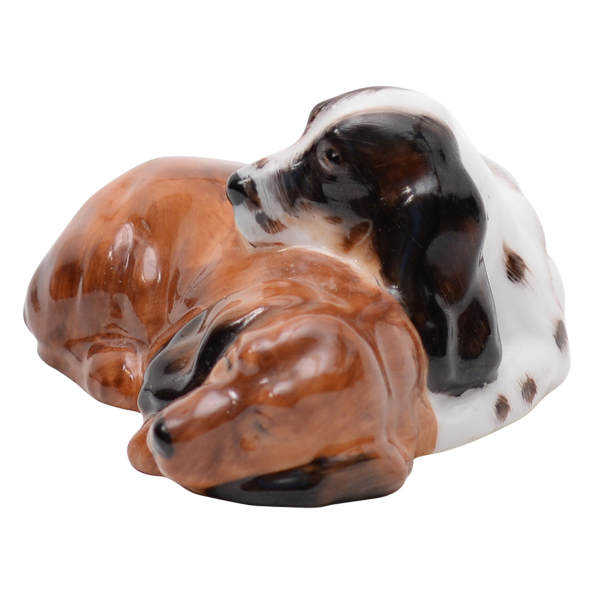 Cocker Spaniels Sleeping dog sculpture