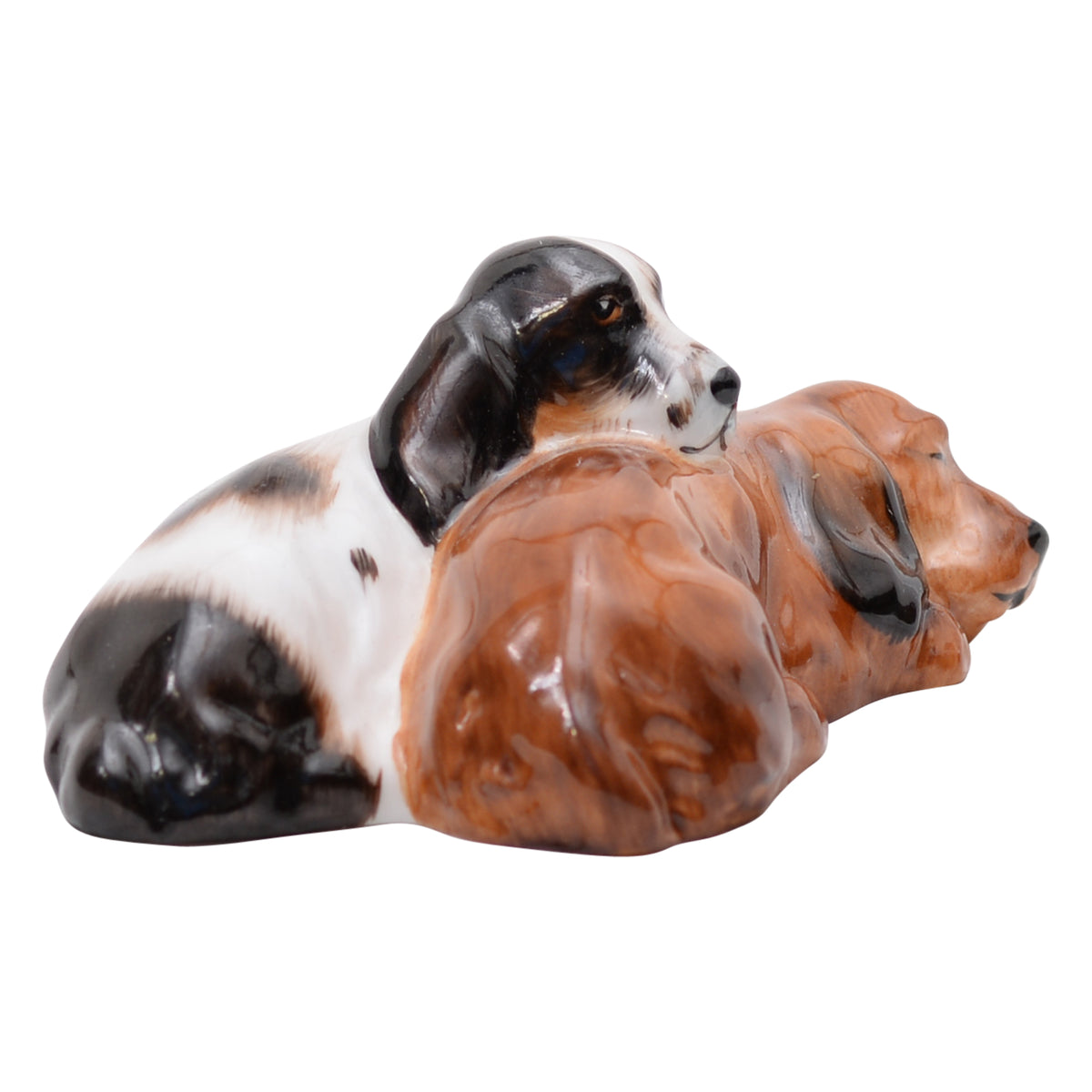 Cocker Spaniels Sleeping dog sculpture