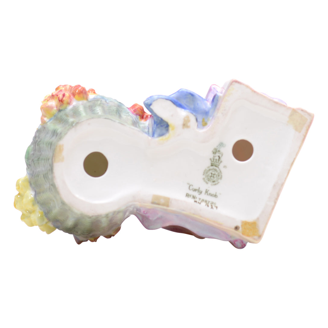 Curly Knob Figurine