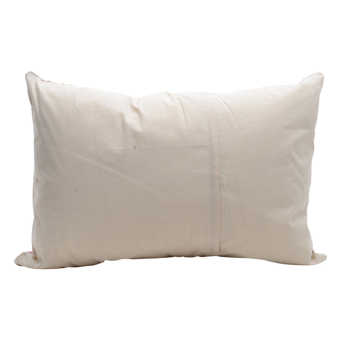 HANDMADE MORROCAN SILK CUSHION MULTI COLOR   21&quot;X31&quot;
