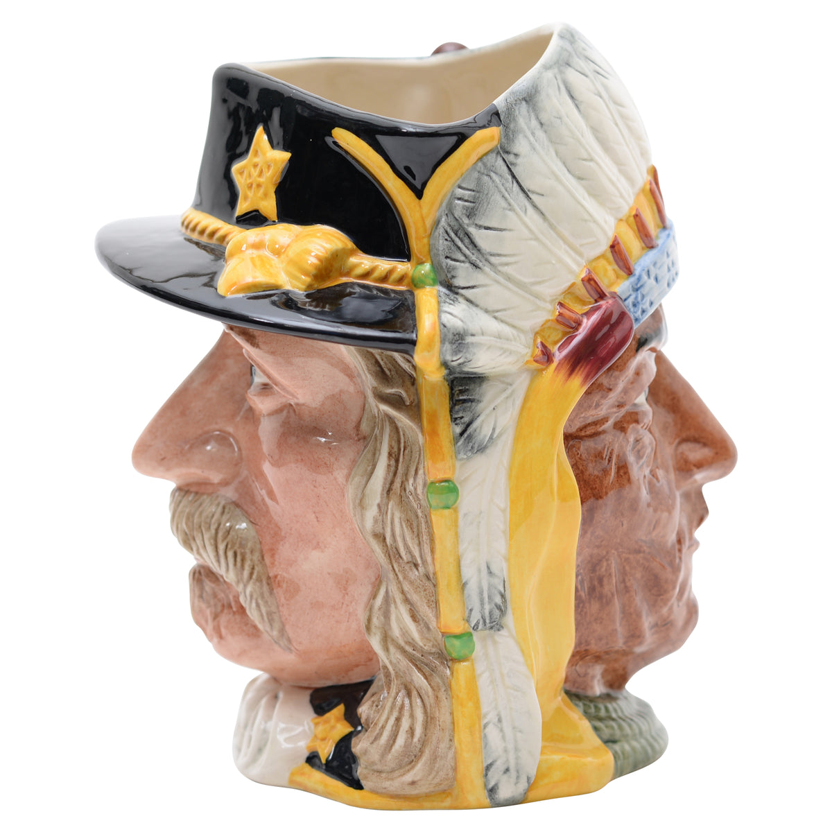Chief Sitting Bull and George Armstrong Custer Brown Eyes