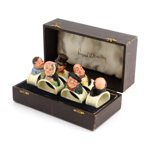 Dickens Napkin Ring Set