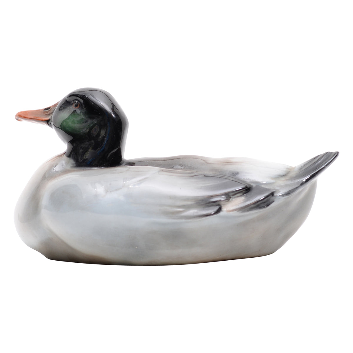Drake resting animal figurine