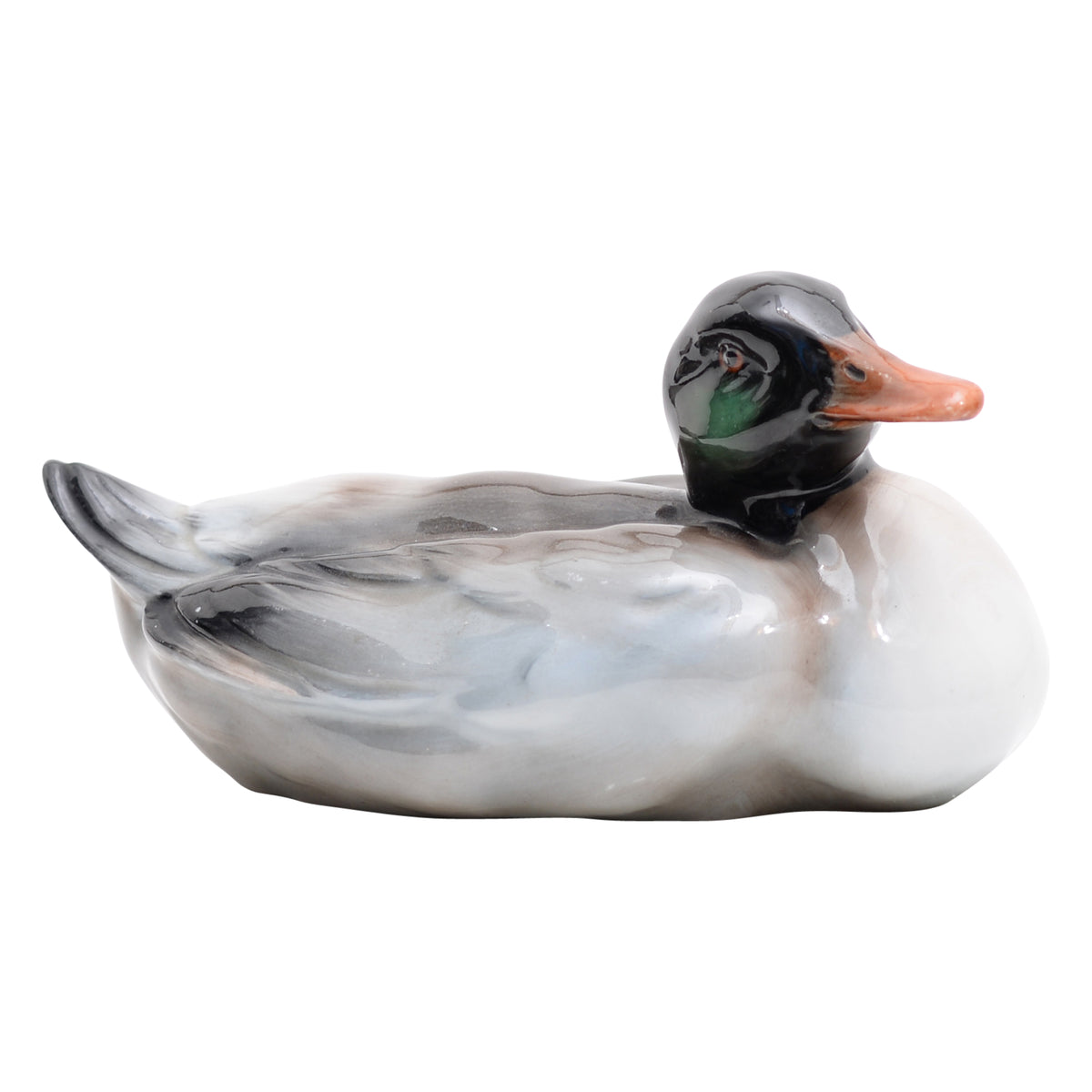 Drake resting animal figurine