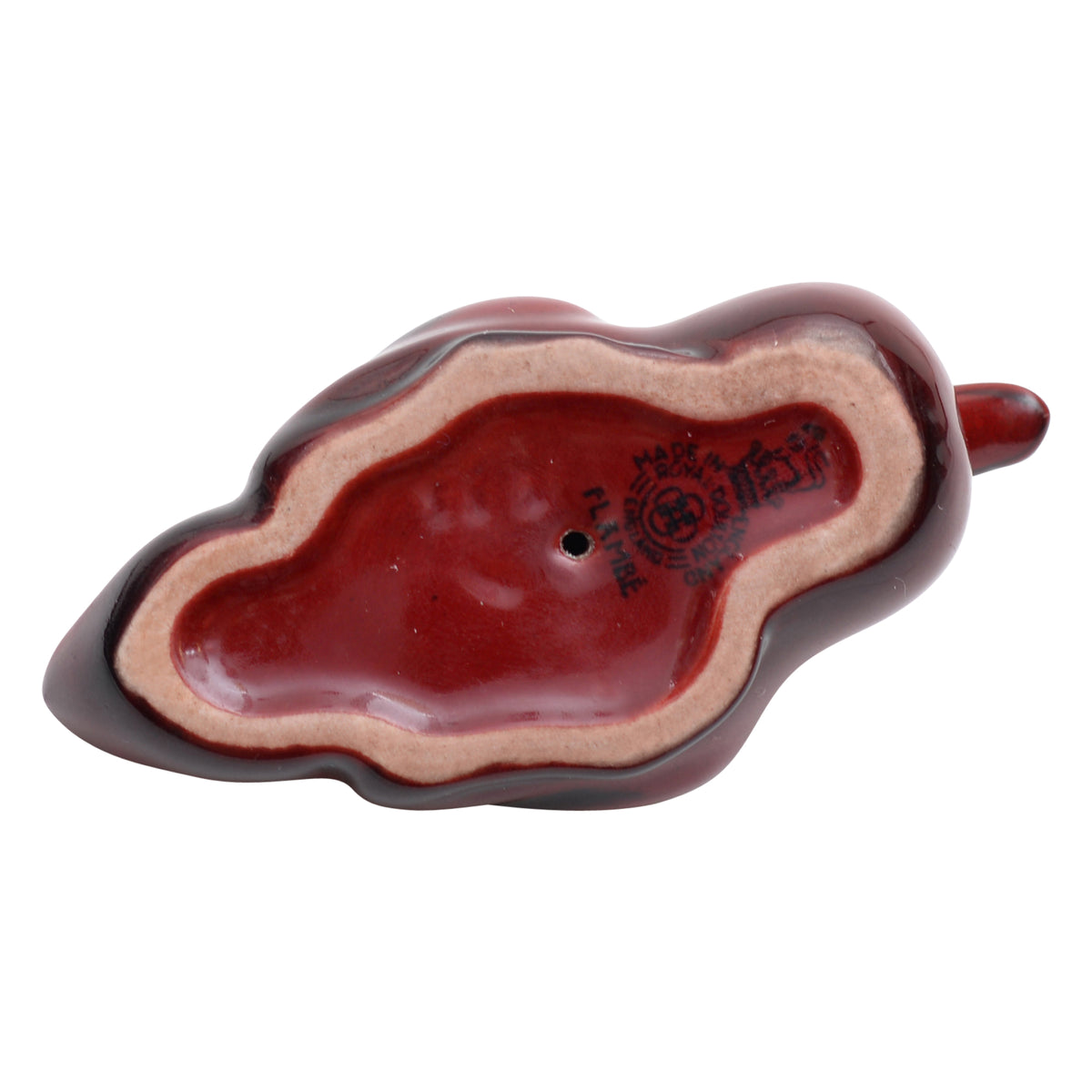 Duck resting figurine