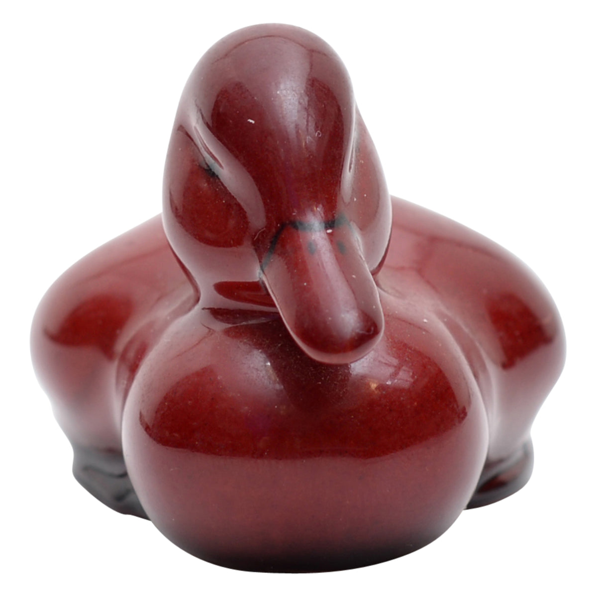 Duck resting figurine