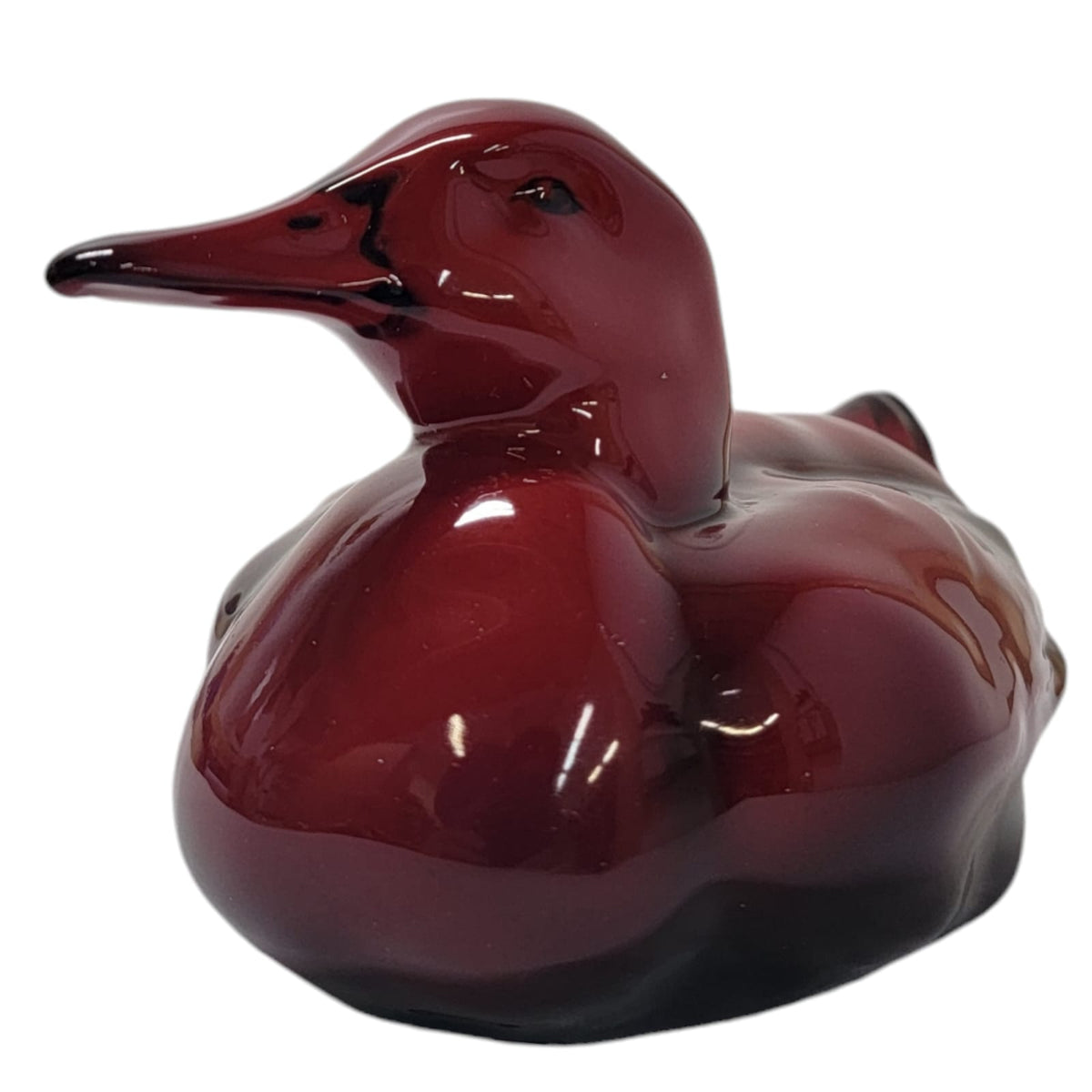 Duck flambe sculpture