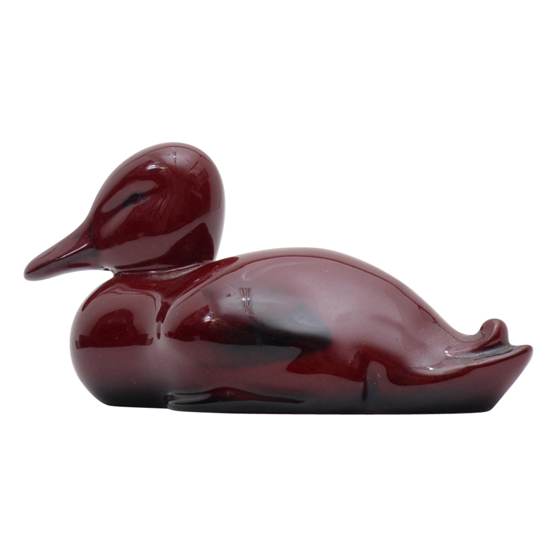 Duck flambe sculpture