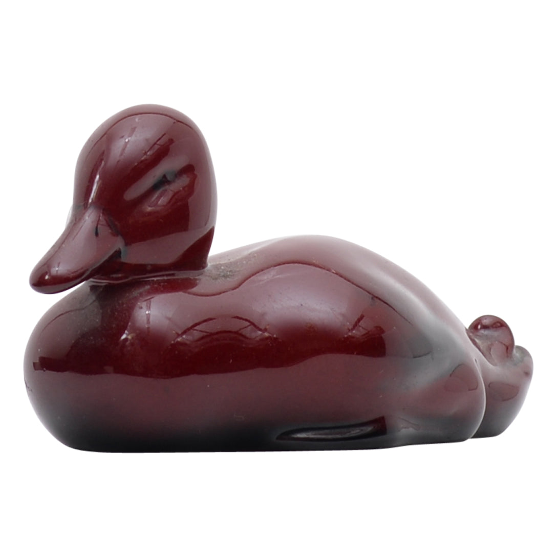 Duck flambe sculpture