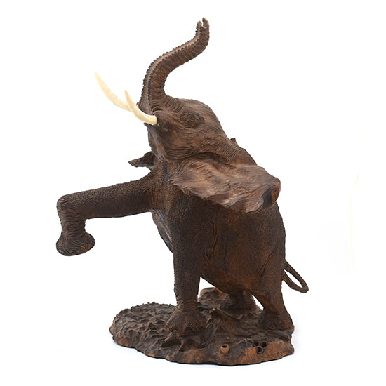 Hardwood carved Elephant sculpture