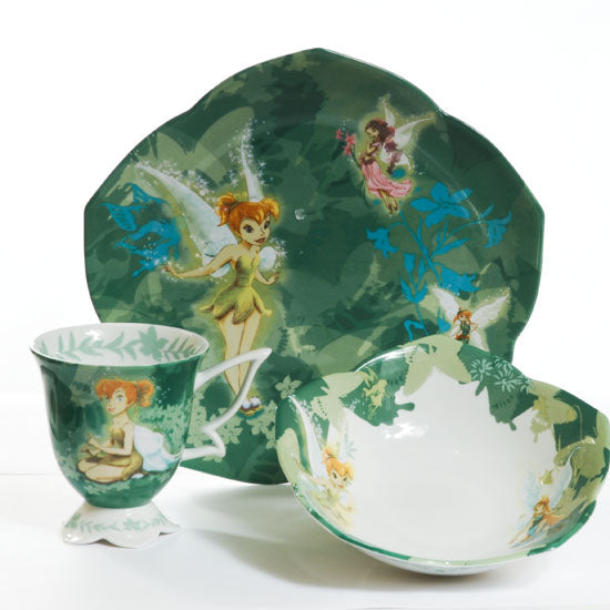 Fairies Plate, Bowl  & Cup