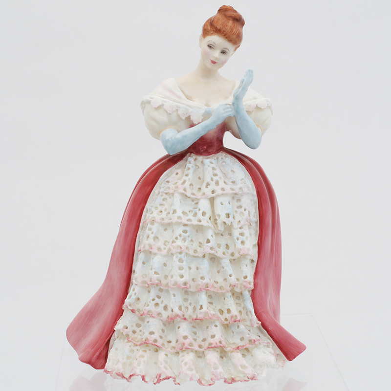 Lady with lace dress (restored)
