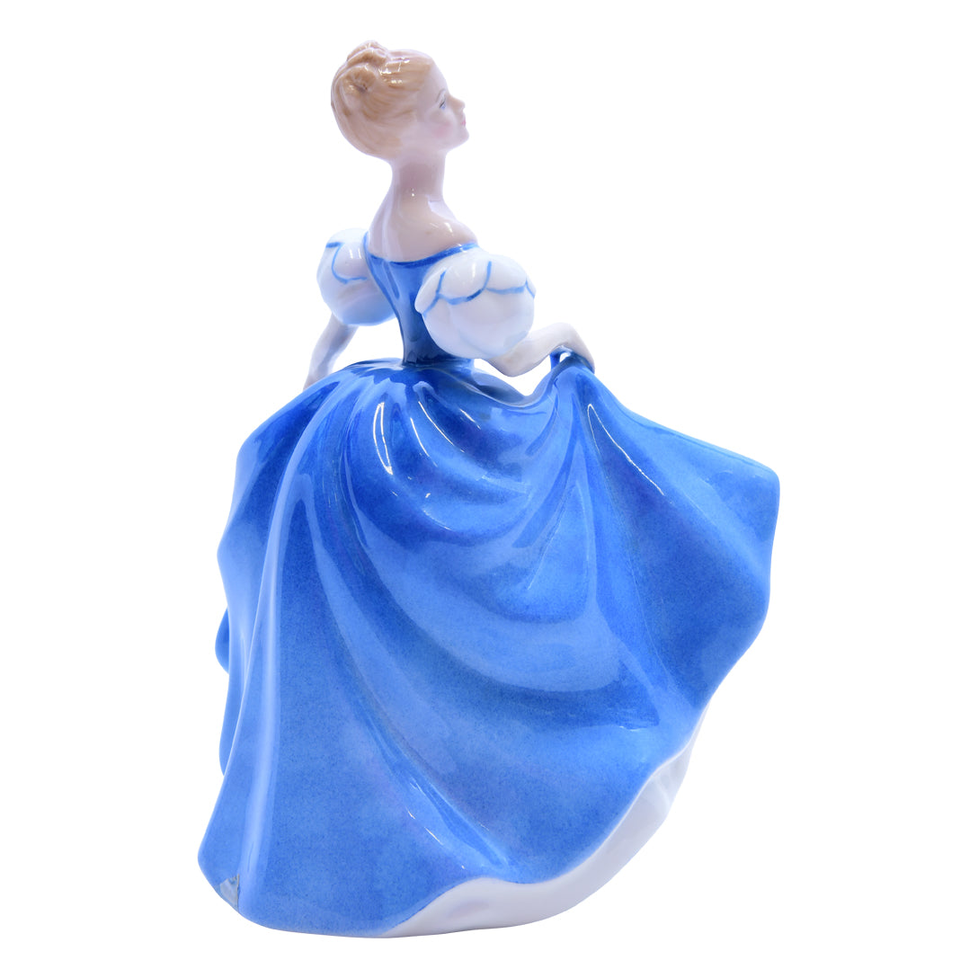 Lady in Blue Dress