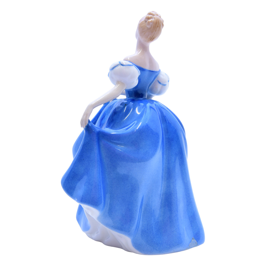 Lady in Blue Dress