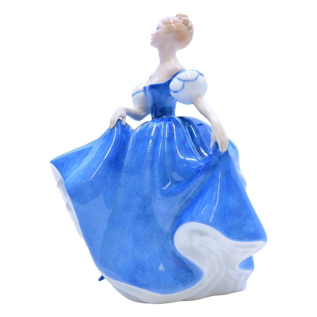 Lady in Blue Dress