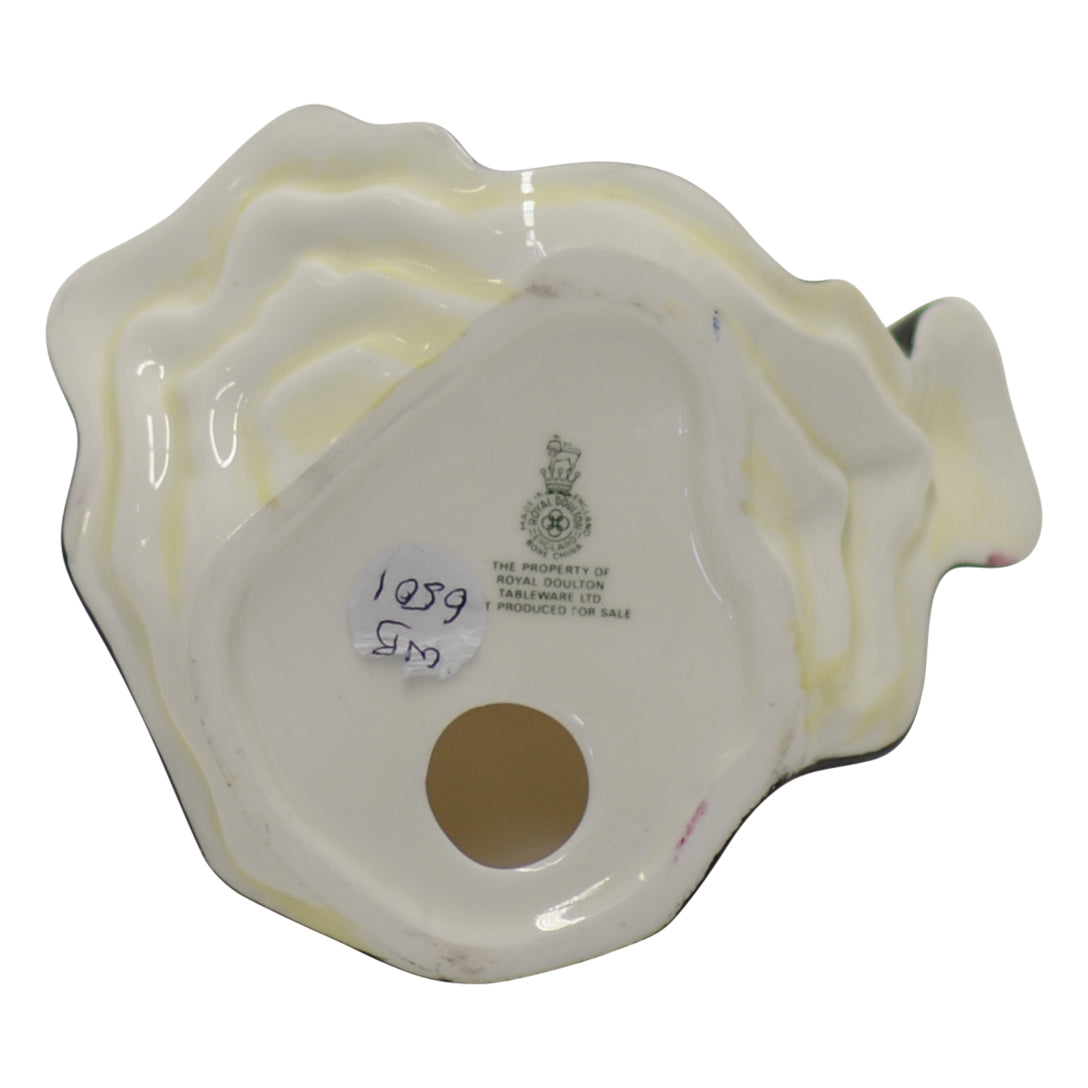 Lady figurine stamped flambe prototype