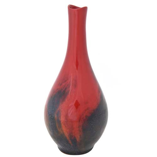 Flambe Vase - Veined 1612