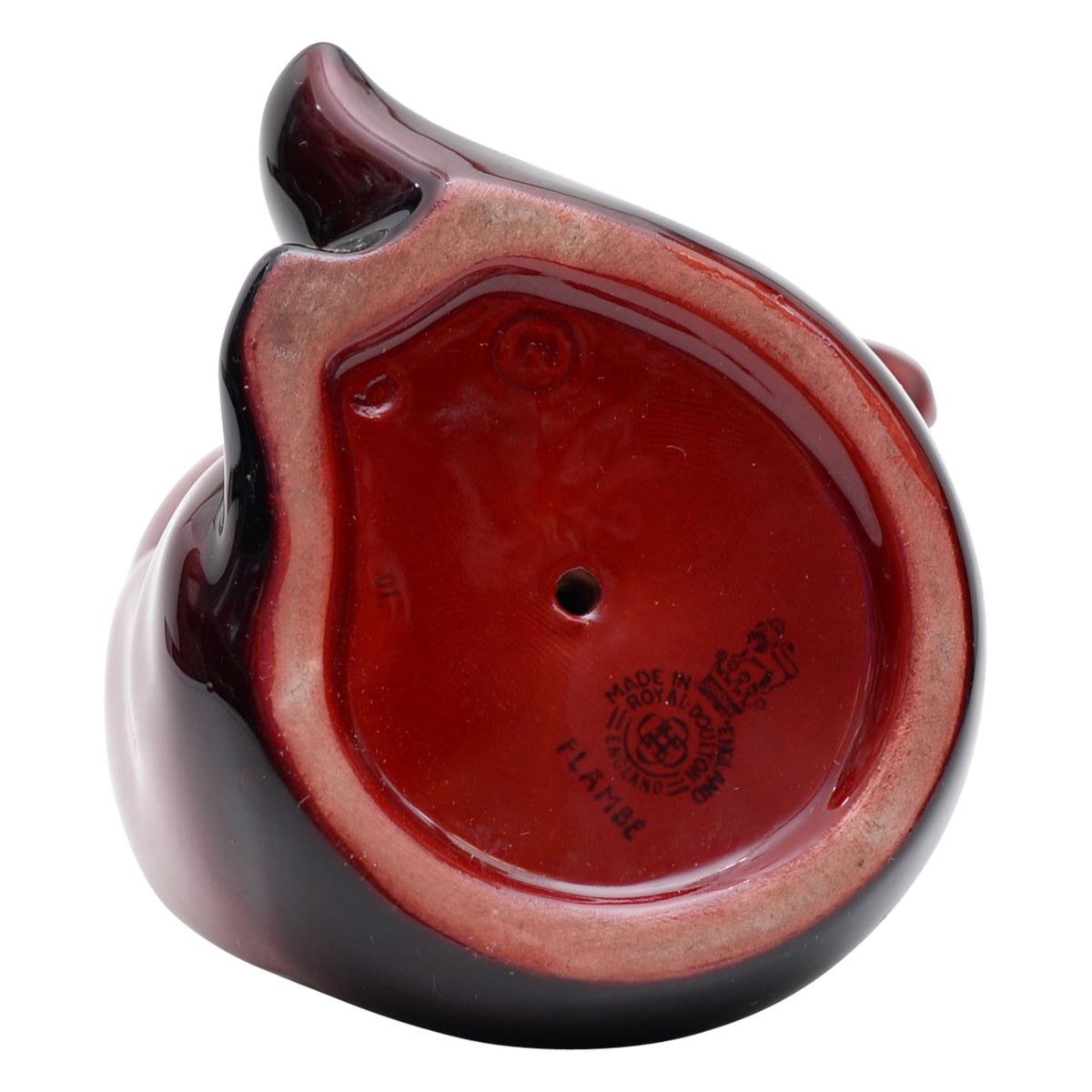 Fox flambe figurine
