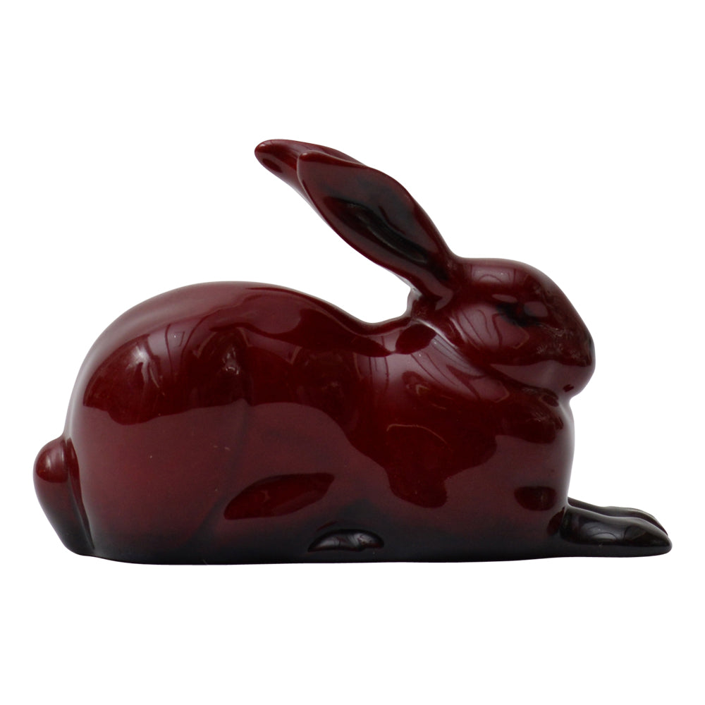 Rabbit Lying Down flambe