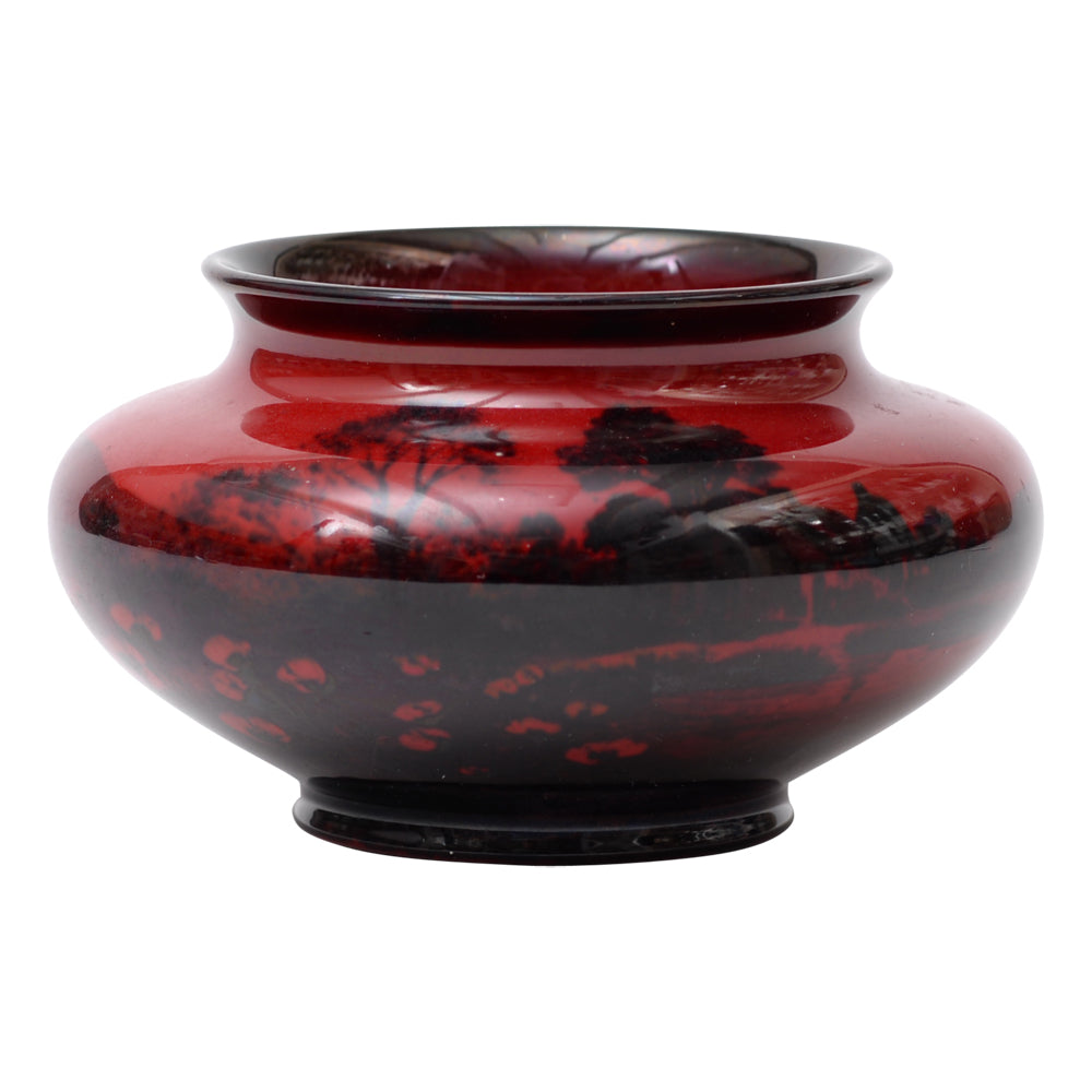 Flambe Bowl w/Trees Small