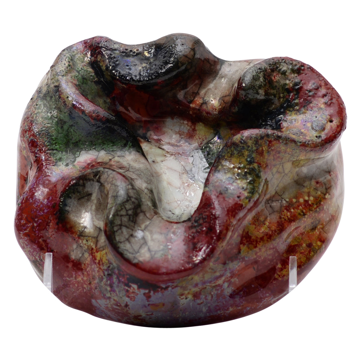 Piched organic form ashtray
