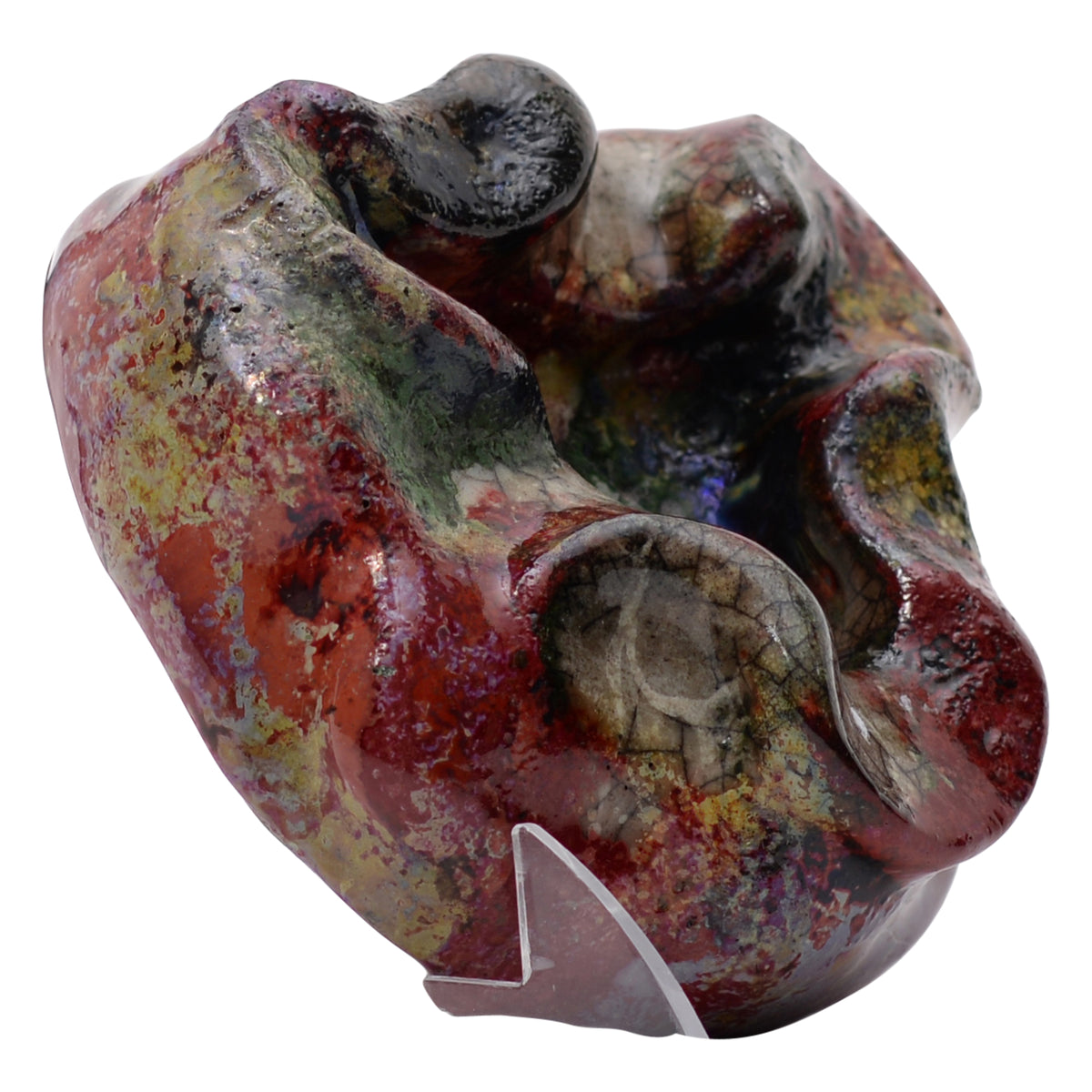 Piched organic form ashtray