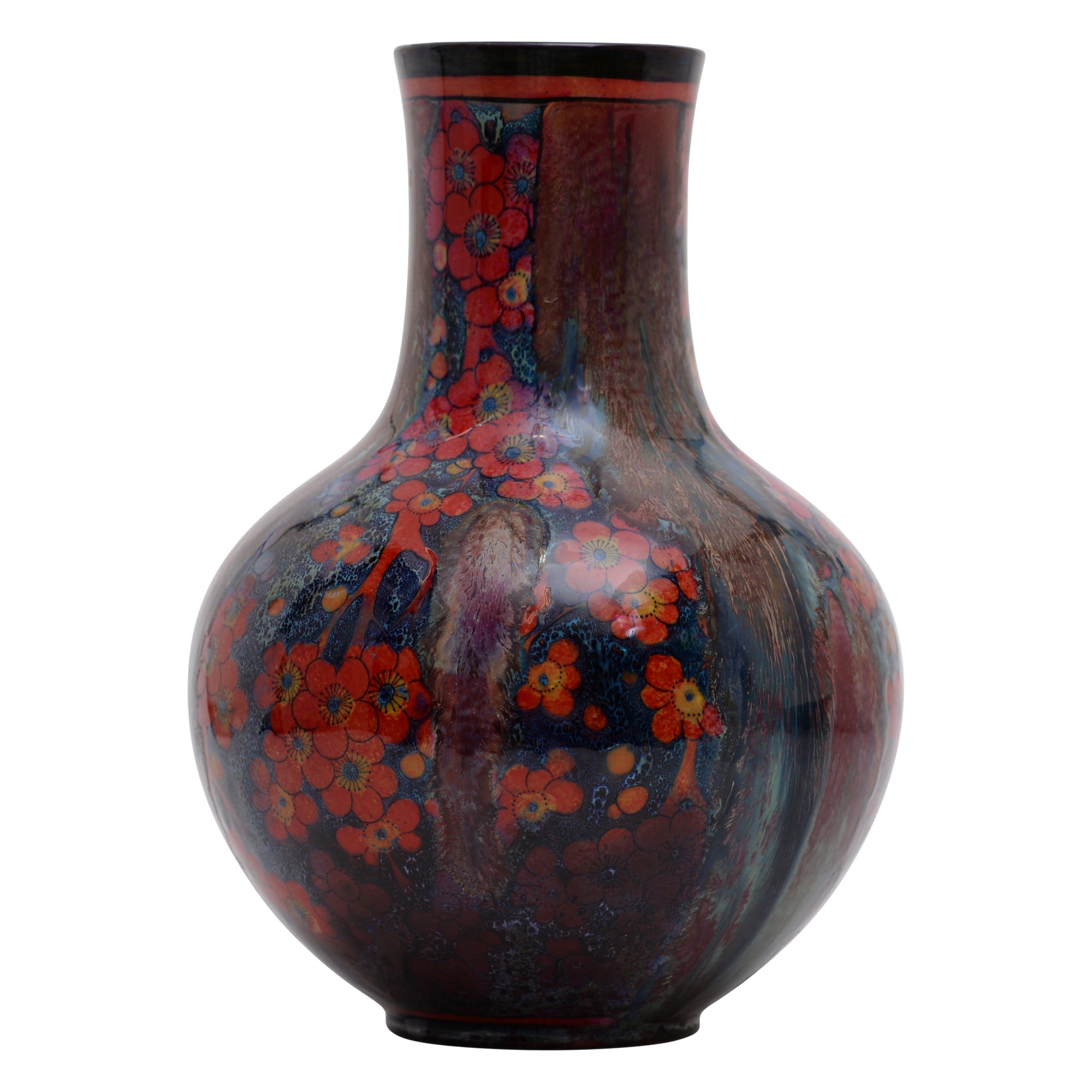 Flambe Sung large vase