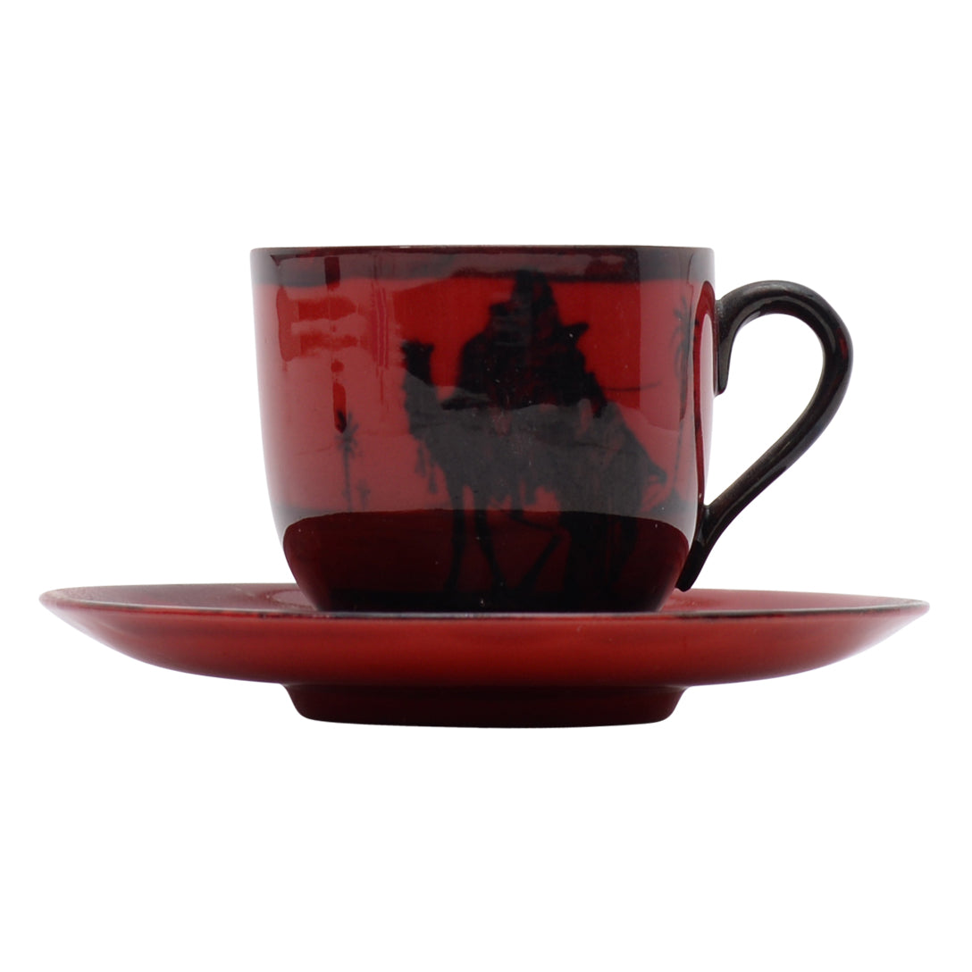 Flambe cup & saucer