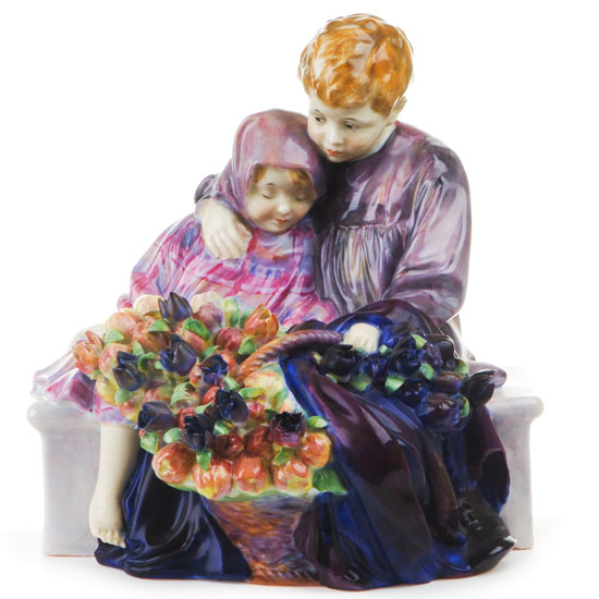 Flower Seller's Children (restored)