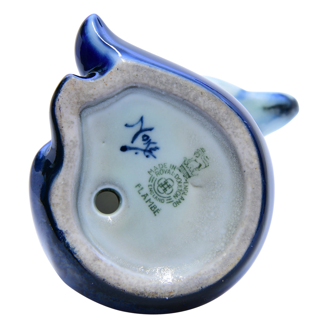 Blue Flambe Fox Sitting