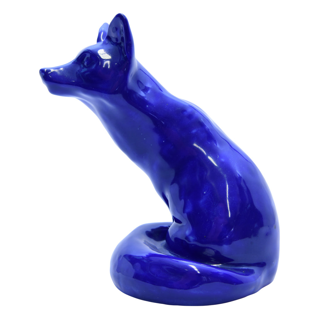 Blue Flambe Fox Sitting