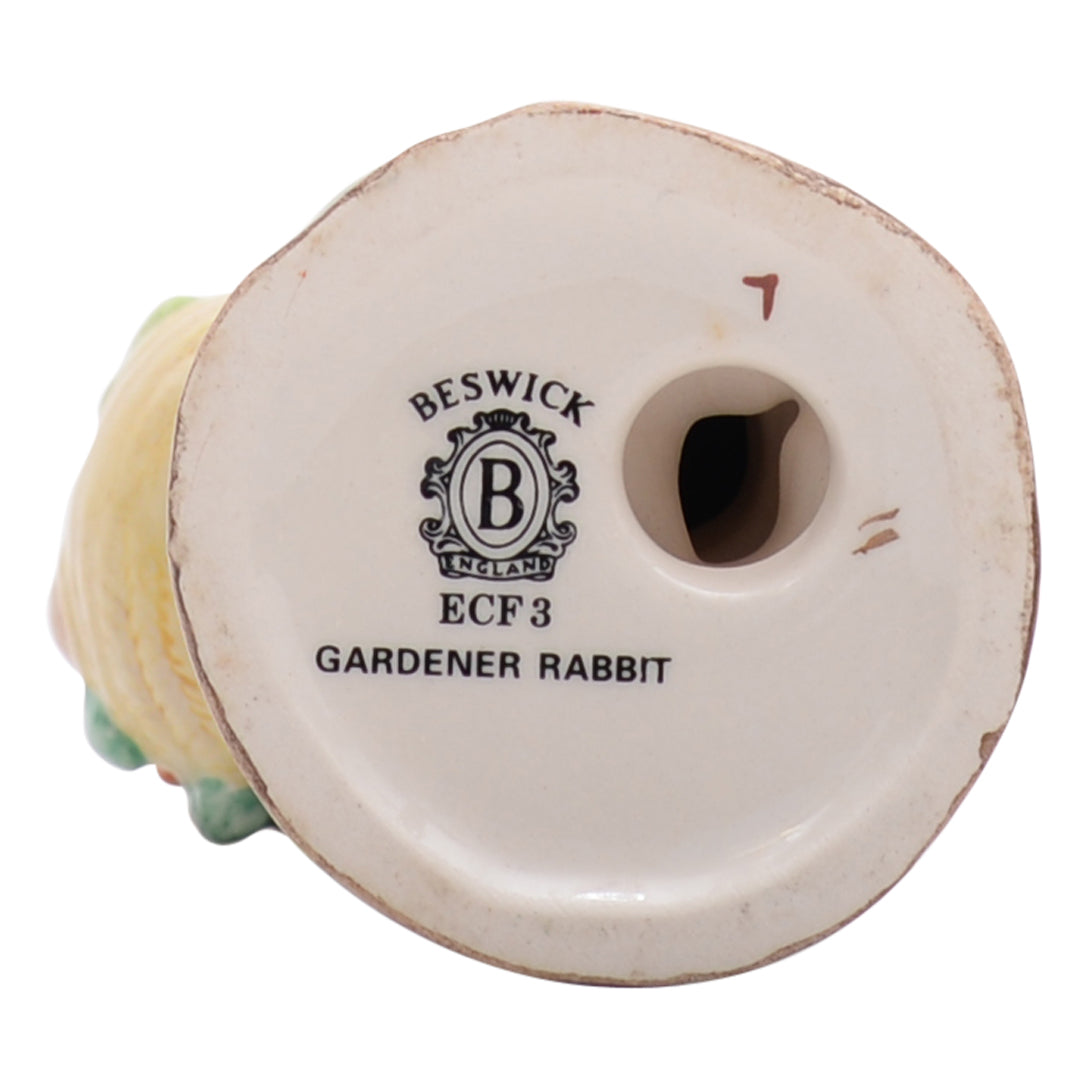 Gardener Rabbit animal figurine