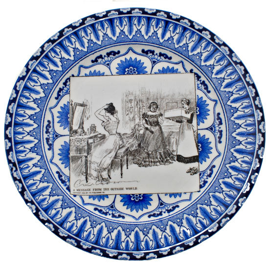 Gibson Girl "A Widow and her Friends" Plate