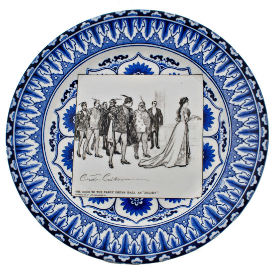 Gibson Girl "A Widow and her Friends" Plate
