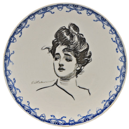 Gibson Girl Portrait Plate