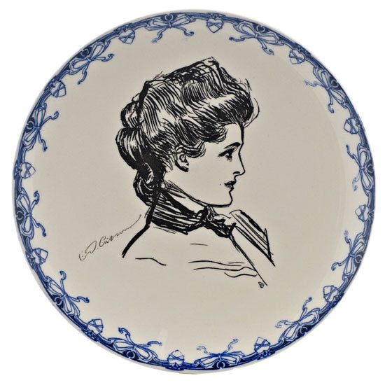 Gibson Girl Portrait Plate