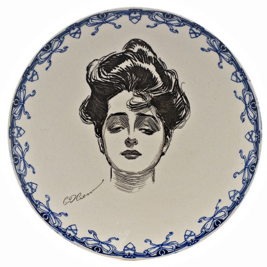 Gibson Girl Portrait Plate