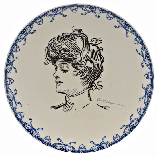 Gibson Girl Portrait Plate
