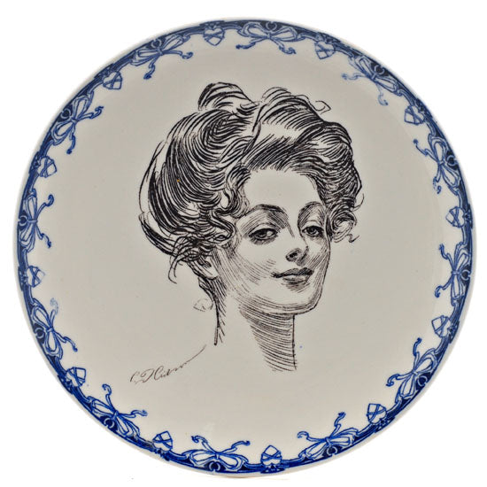 Gibson Girl Portrait Plate