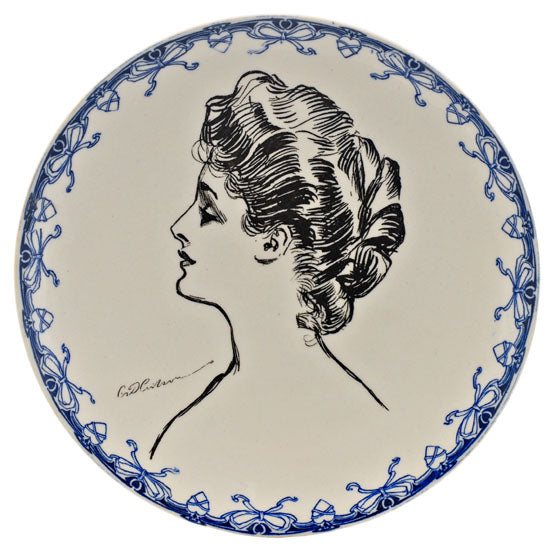 Gibson Girl Portrait Plate