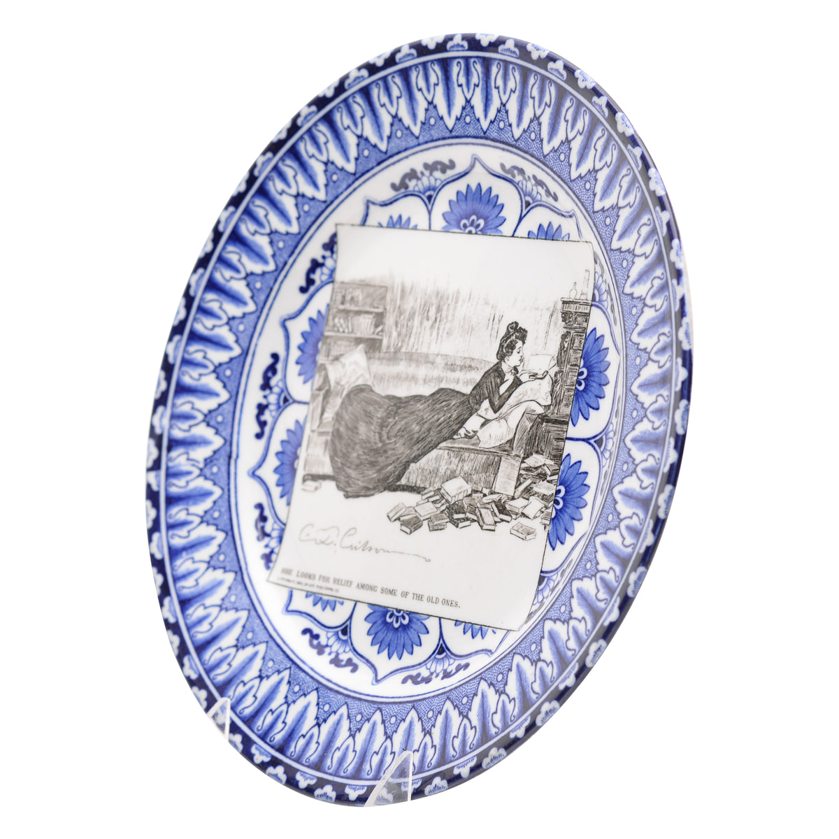 Gibson Girl "A Widow and her Friends" Plate