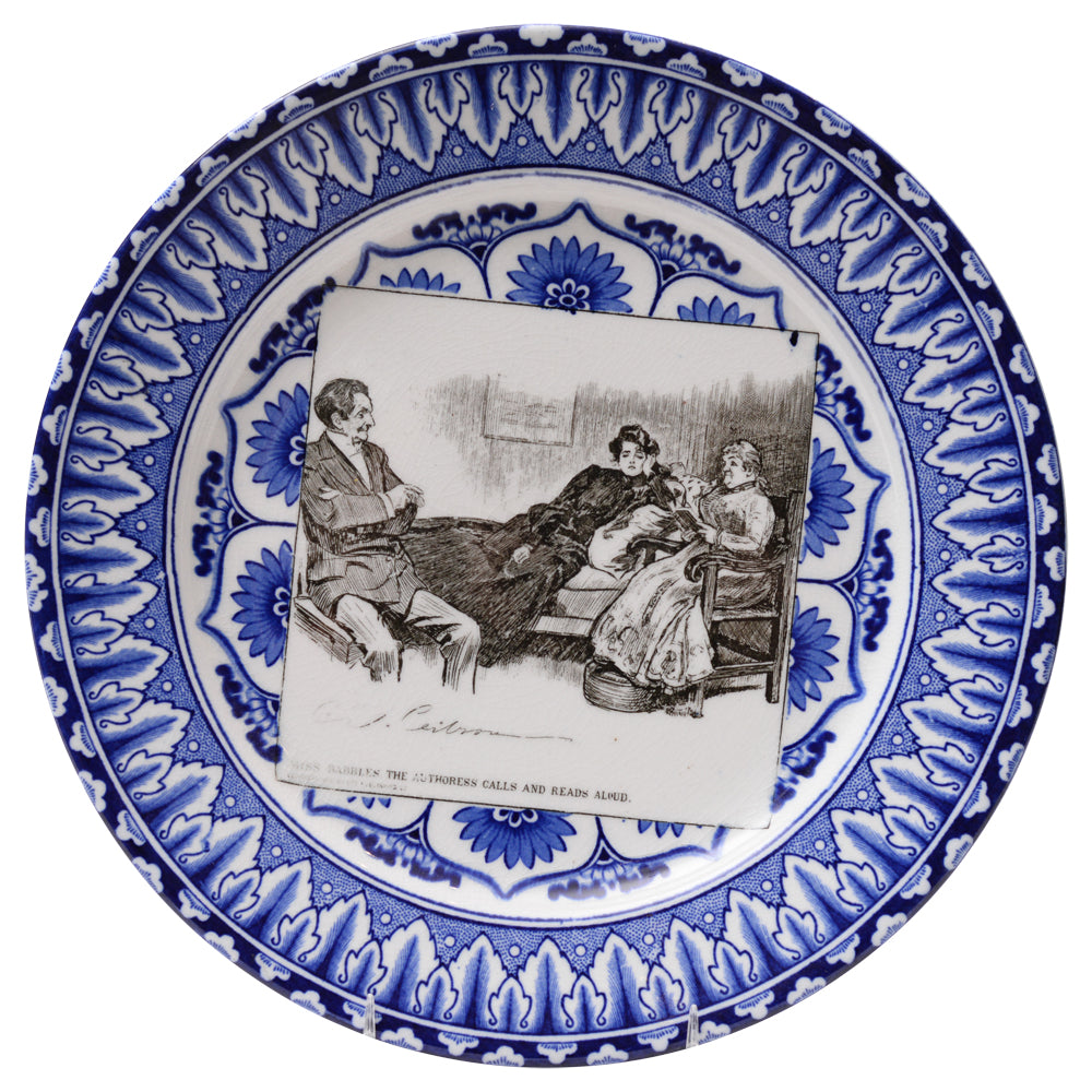 Gibson Girl "A Widow and her Friends" Plate