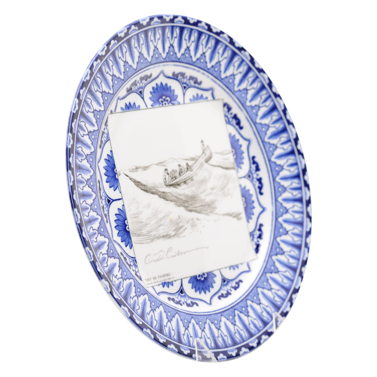 Gibson Girl "A Widow and her Friends" Plate