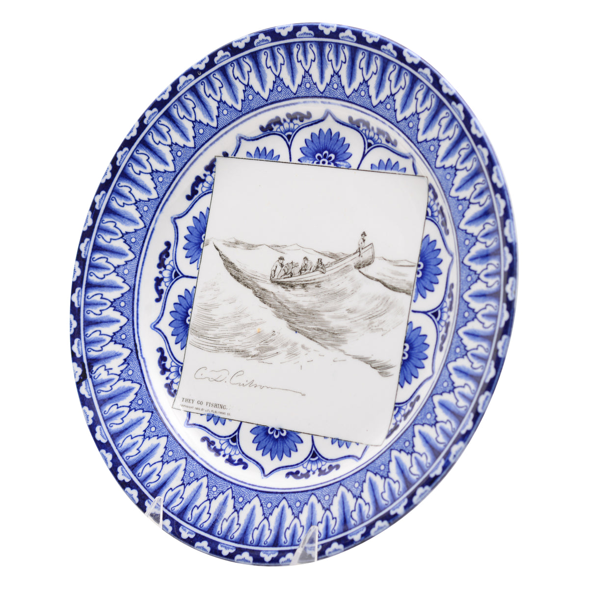 Gibson Girl "A Widow and her Friends" Plate