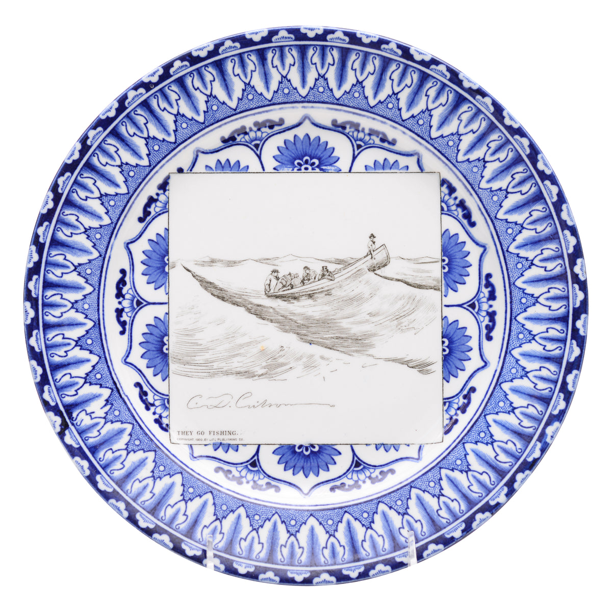 Gibson Girl "A Widow and her Friends" Plate