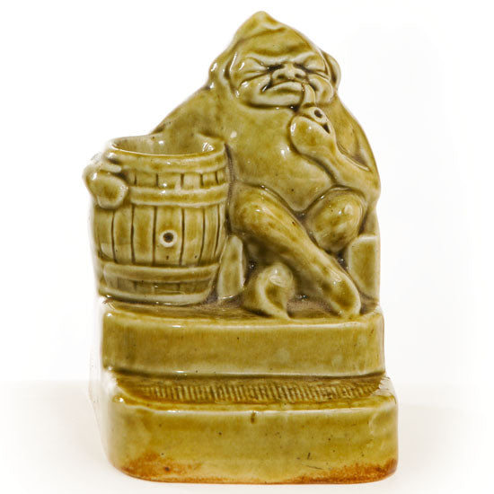 Gnome Smoking Match Holder
