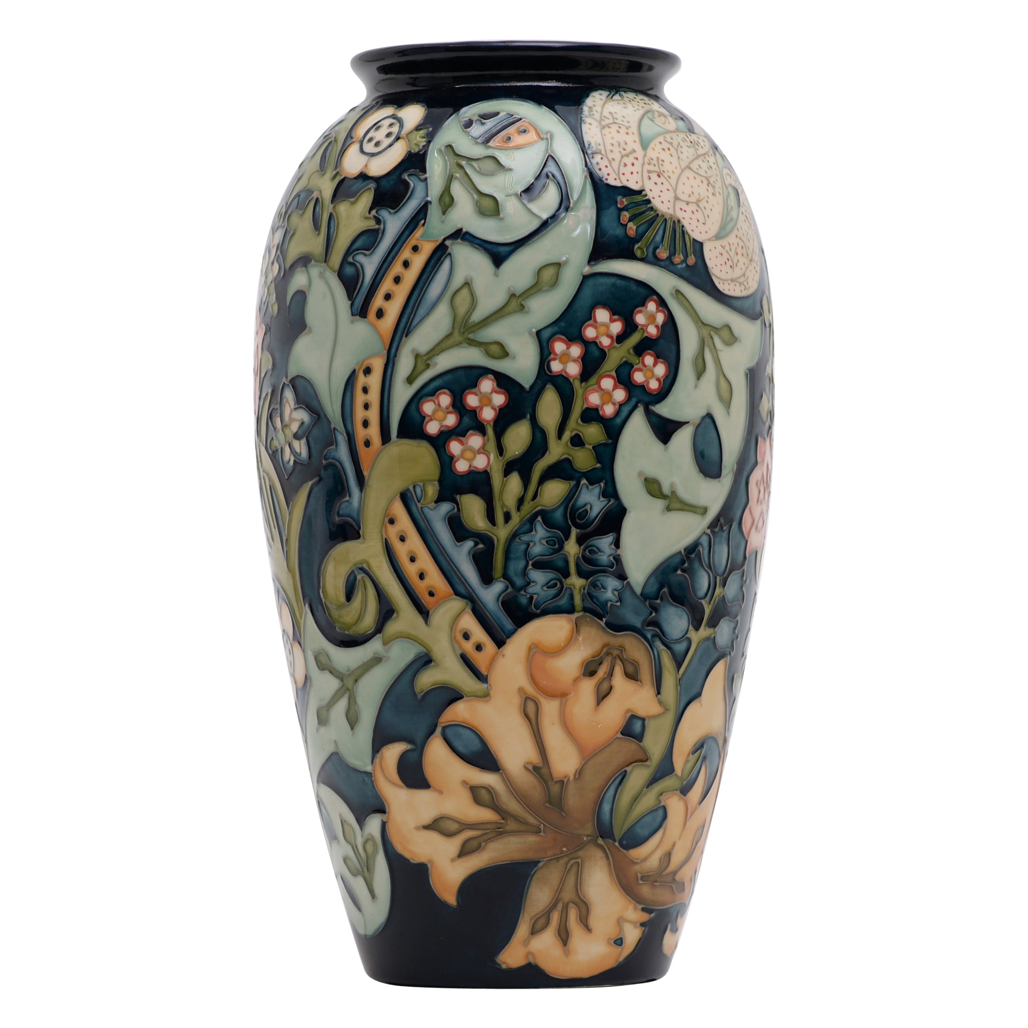 Pair of Golden Lily vases