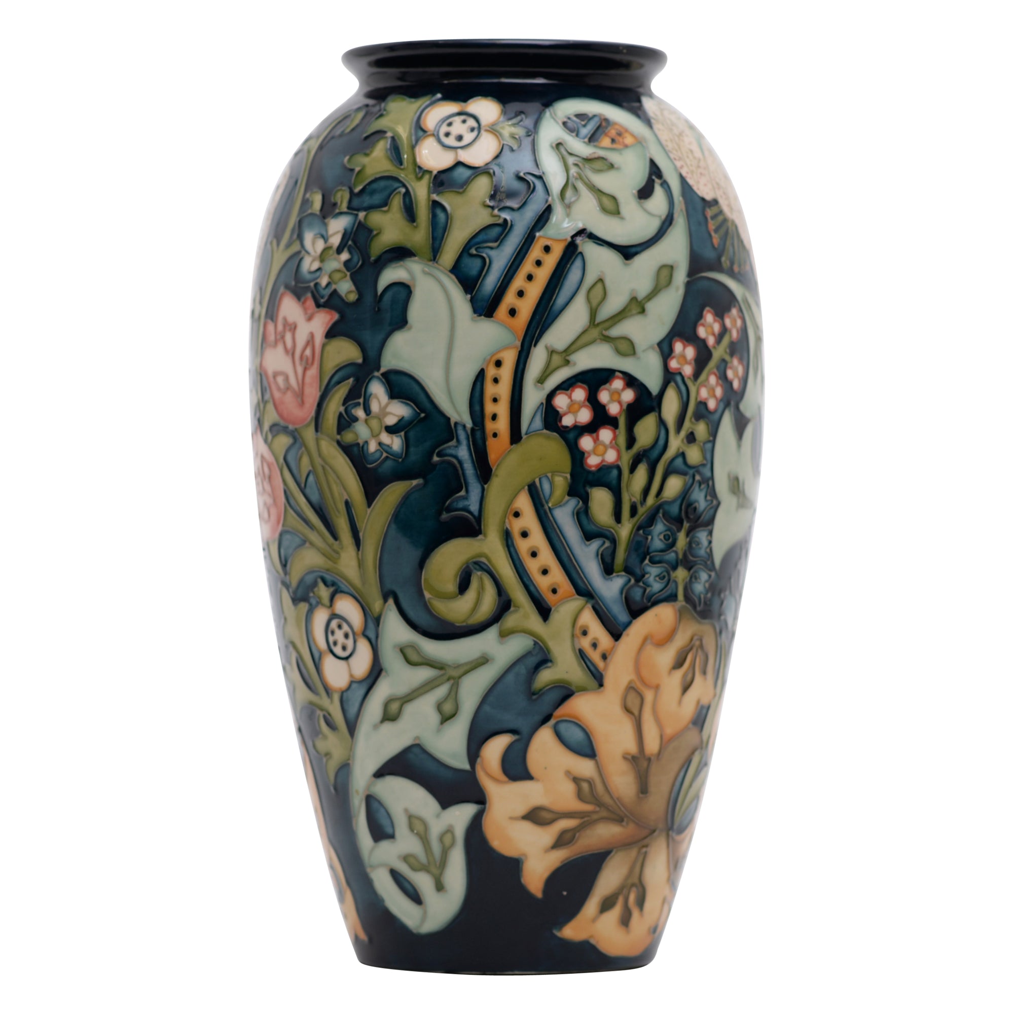Pair of Golden Lily vases