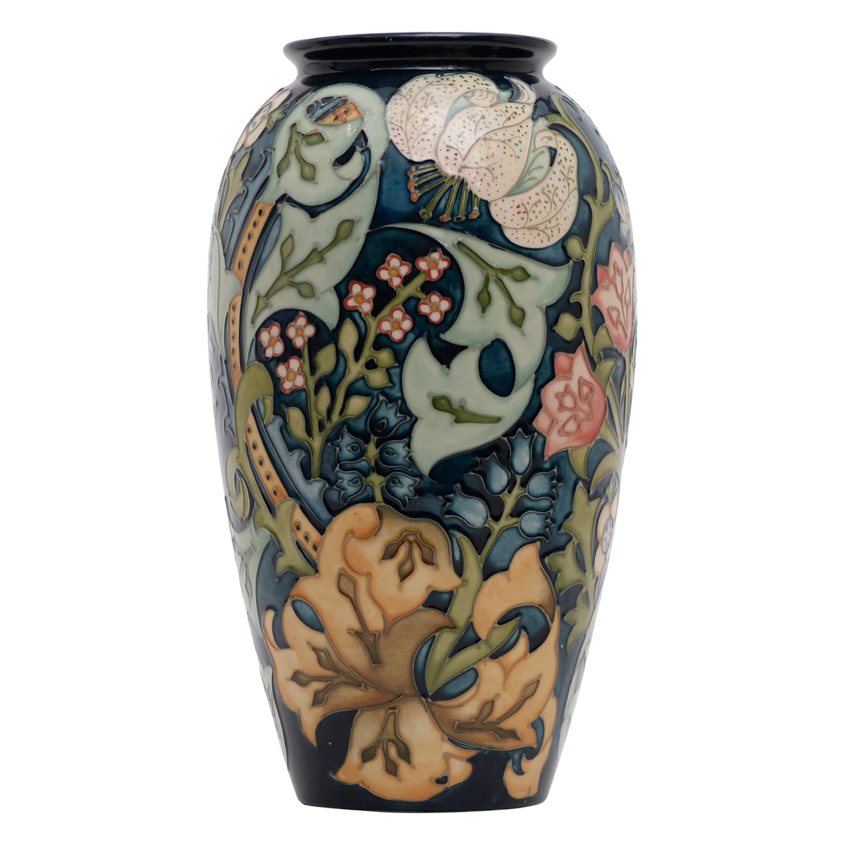 Pair of Golden Lily vases